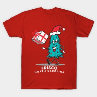 Frisco, NC Vacationing Christmas Tree T-Shirt